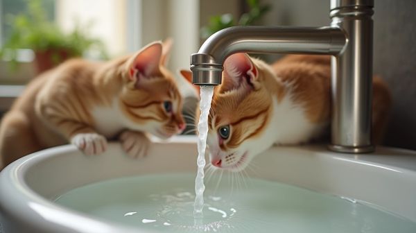 Fontaine, bol ou robinet : comment les chats préfèrent-ils boire ?